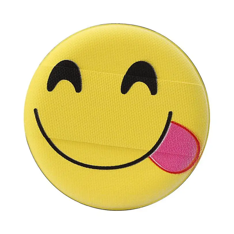 MUQGEW 1 шт. милый Для женщин модные прозрачные силиконовые Emoji смайлик губкой Make Up