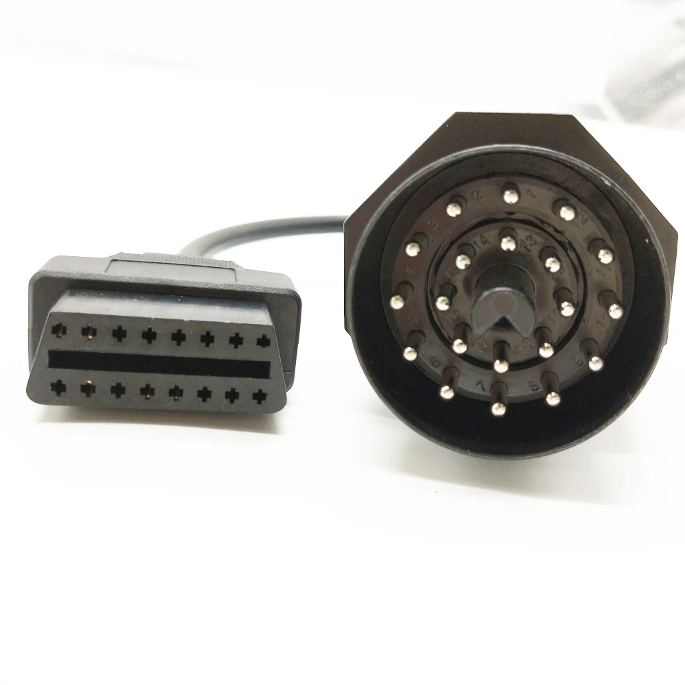 Полный 38pin к 16pin OBD2 разъем для MB высокое качество 38 Pin OBD2 16 штырьковый гнездовой адаптер для BMW 20Pin OBD2 кабель-удлинитель