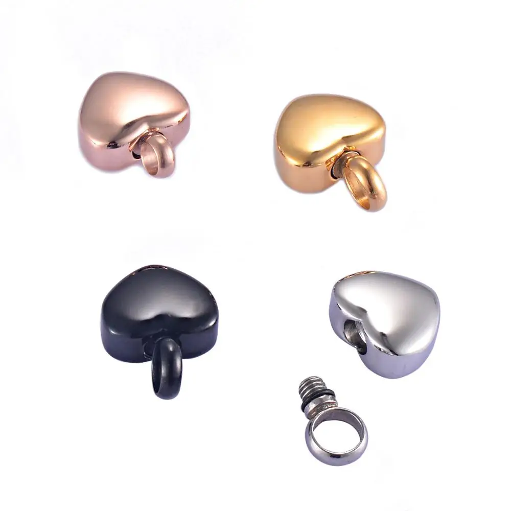 Collana Ciondolo Urna Per Ceneri In Acciaio Inox - Gioiello Memoriale Per Donna - Ricordo Indelebile