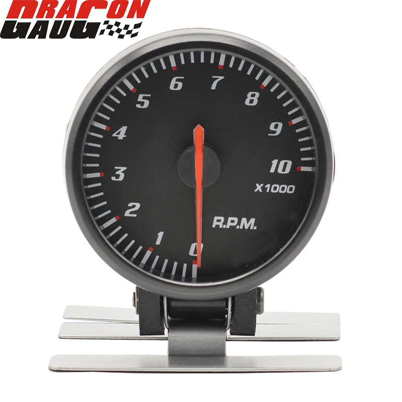 

Dragon gauge 60mm Stepper motor Blue Backlight Pointer Auto Car Rev Counter Tachometer Pointer RPM Gauge Meter