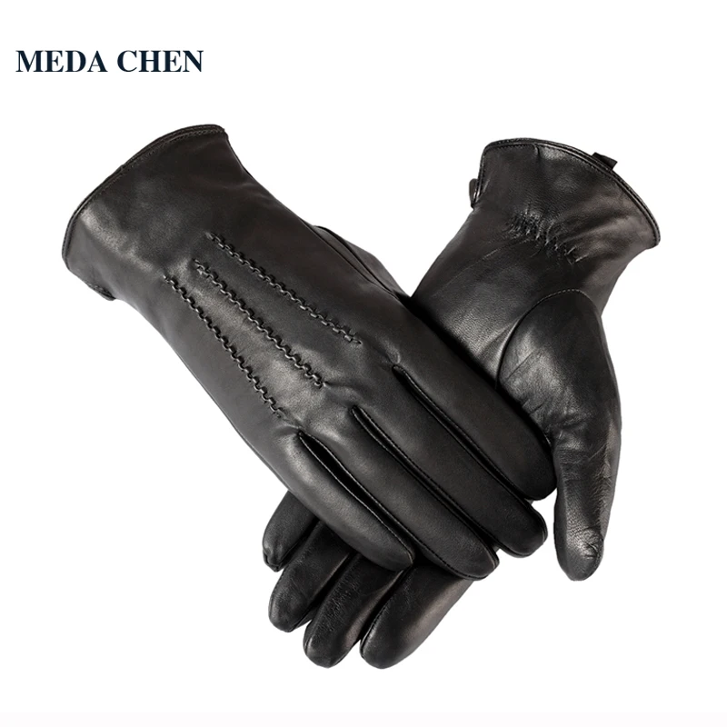 Sell well Gloves men ,Genuine Leather,leather men gloves,mens black