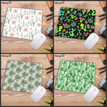 

Mairuige Wholesale Simple Design Flower and Cactus High Speed New Mousepad Size for 180x220x2mm and 250x290x2mm Small Mousepad