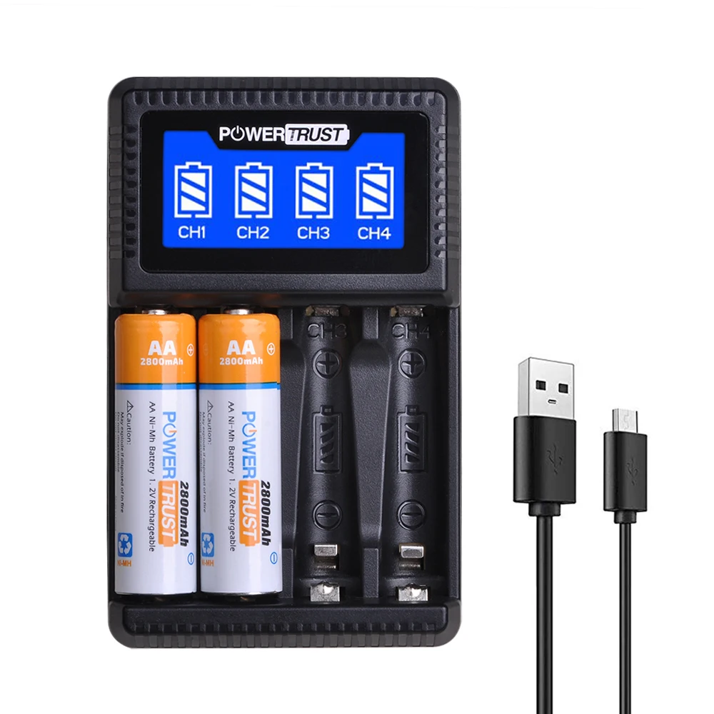 Piles Rechargeables et Accus (AA, AAA, 18650
