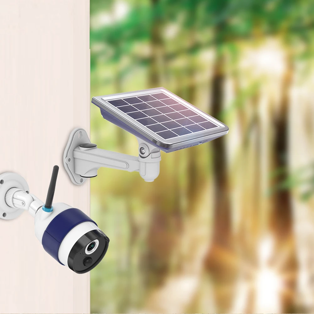 Freecam Smart home Solar Powered Outdoor IP65 water proof WiFi 5 meters IR range wifi connection IP Camera