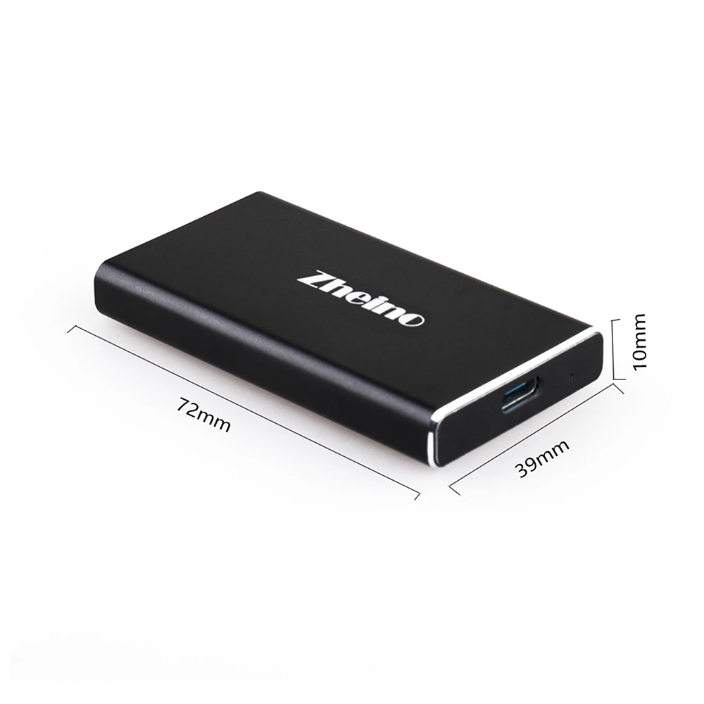 Внешний SSD Zheino, 120 ГБ, 128 ГБ, 240 ГБ, 256 ГБ, 480 ГБ, 500 Гб, 512 ГБ, твердотельные накопители с двумя кабелями передачи данных, функция OTG