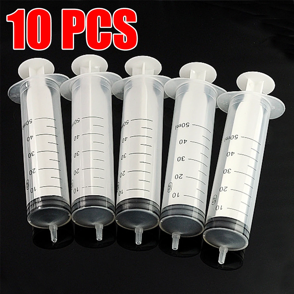 

HOT 10Pcs Disposable Syringe 1ml 2.5ml 3ml 5ml 10ml 20ml 30ml 50ml Enema Medica Yringes Feeder Needle Glue Disposable Syringe