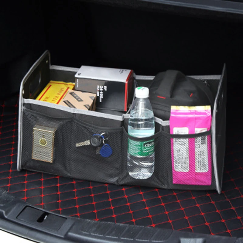 1pcs Car Storage Boxes Trunk Organizer Tools Storage Bins Cubes Bag Styling Auto Containers