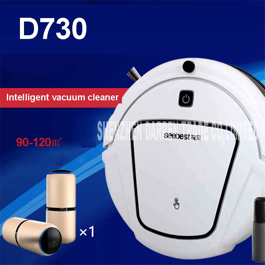 Robot Vacuum Cleaner with Large Suction Power Wet and Dry Mopping the water tank, vacuum Seebest D730 DC24V Smart Vacuum Cleaner