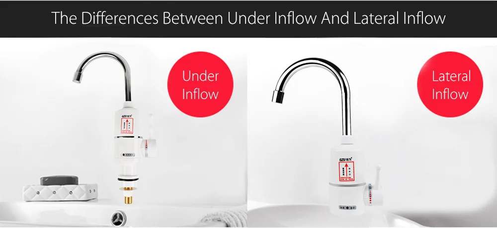 GZU ZM - C1 Instant Electric Hot Water Heater Faucet Kitchen Heating Tap