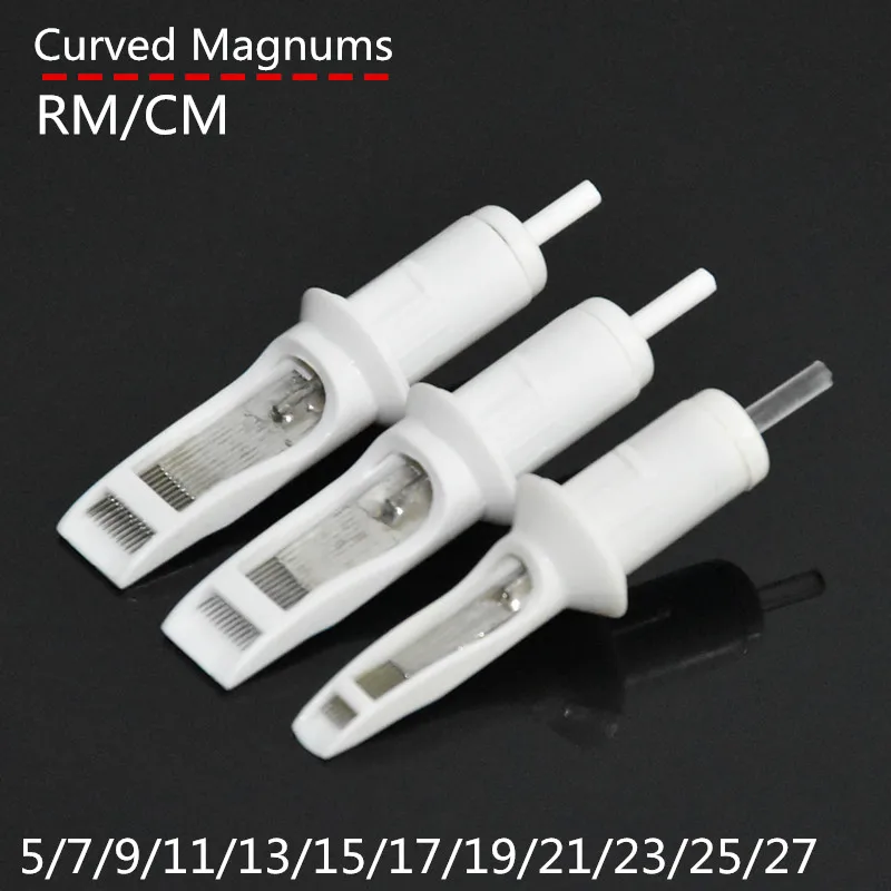 

Box Of 20PCS BIGWASP Needle Cartridge with Membrane Curved Round Magnum Tattoo Needle Cartridge Supply