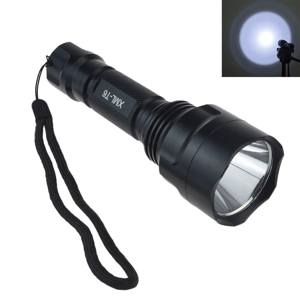 CrazyFire 1000 Lumen CREE XM L T6 Hunting LED Flashlight Green Light