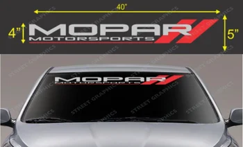 

For Mopar Motorsport Windshield Vinyl Decal Sticker Car Styling