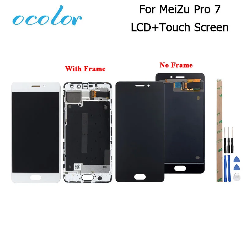 Ocolor для MeiZu Pro 7 ЖК-дисплей и сенсорный экран + рамка дигитайзер сборка Замена с