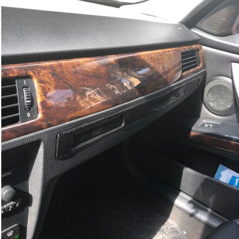 Для BMW E90 E92 E93 3 серии углеродное волокно Pilot держатель стакана для воды панель