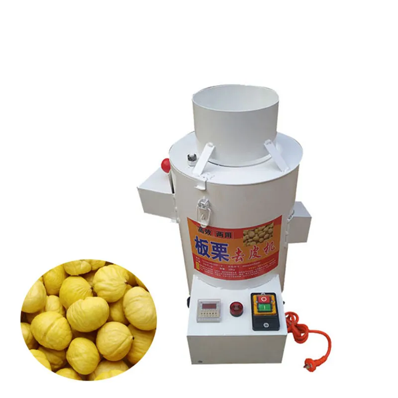 220V Commercial Electric Chestnut Peeling Machine Water Chestnut Peeler