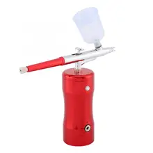 Распылитель краски пистолет G12 насос 0,3 мм Мини 20CC Аэрограф Комплект распылитель воздуха кисть Набор художественный инструмент для рисования