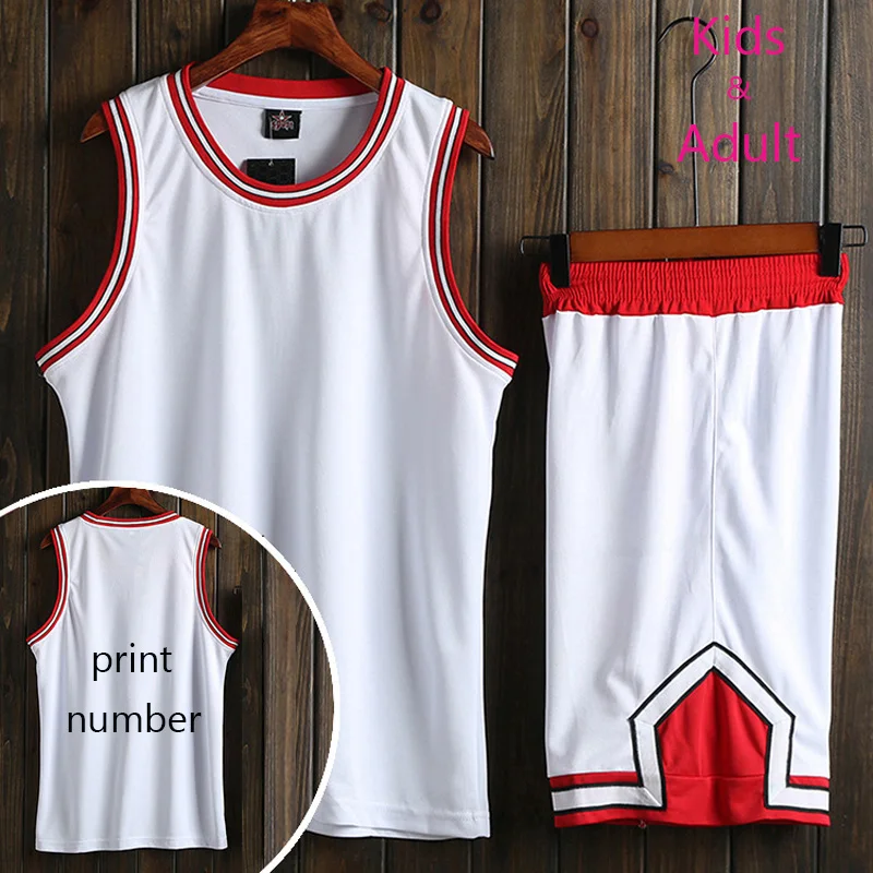 Online Custom Name + Anzahl Kinder   Erwachsene College Basketball Trikots USA Rückfall Basketball Jersey Jugend Günstige Basketball Uniformen Ses