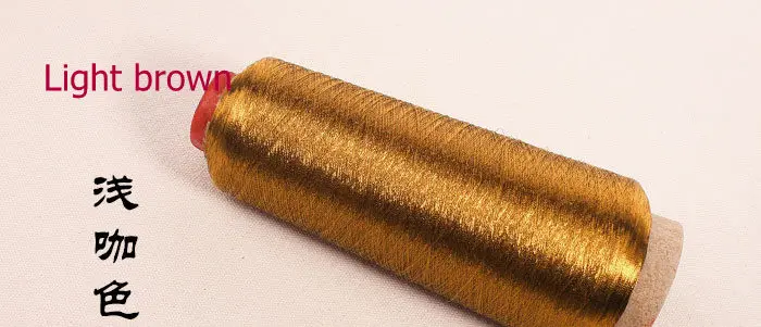 3000 м 150D Золотая и серебряная линия/Компьютерная крест-нитки для вышивания крестиком/линия/текстильная металлическая пряжа тканая линия для вышивания - Цвет: 14