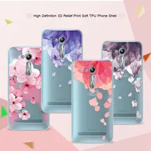 

3D Relief Phone Case Cover For Asus Zenfone GO ZB500KL ZB500KG 5.0" Floral Cartoon Lace Soft TPU Coque Funda For Zenfone ZB500KL