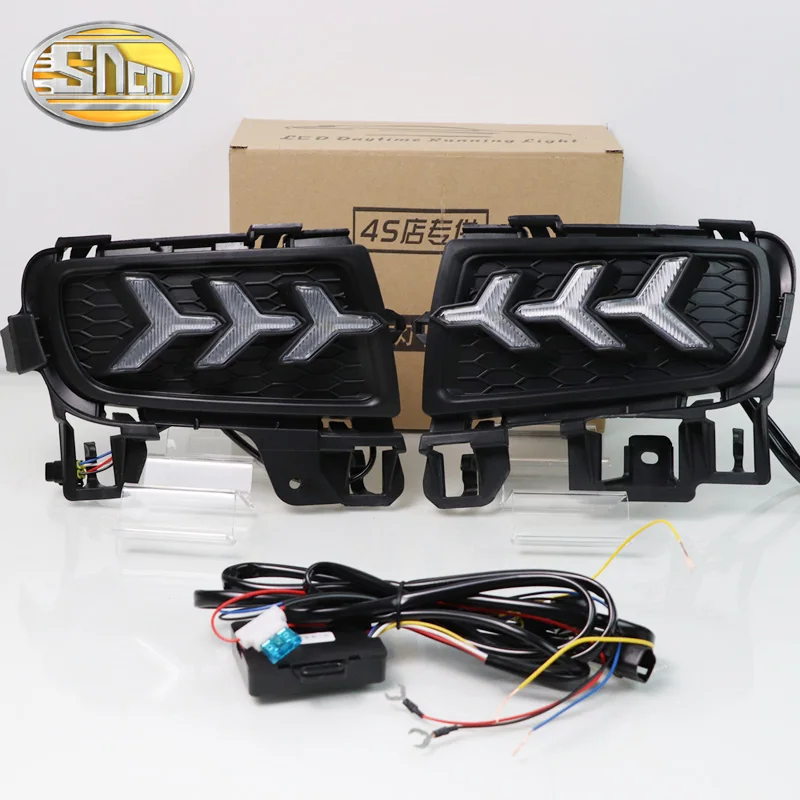 SNCN LED daytime Running Lights for Mazda 6 2006~2009 Fog lamp driving lights 12V ABS DRL