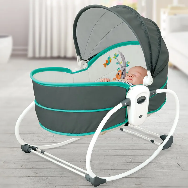 Электрическая детская колыбель, вибрационная колыбель в кроватке, кресло-качалка, может сделать шейкер, кресло-качалка, корзина, три функции, опционально