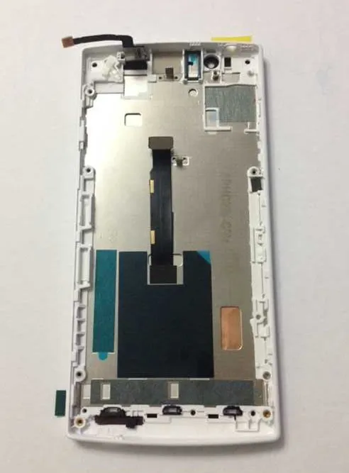 

LCD screen display+touch digiziter with frame For OPPO X909 Find 5 X909 white or black color  free shipping