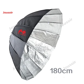 

Fancloneyes Large softbox reflective umbrella dual use 1.8 meters flexible light box 16 angle 16ASB-18 CD50 T03