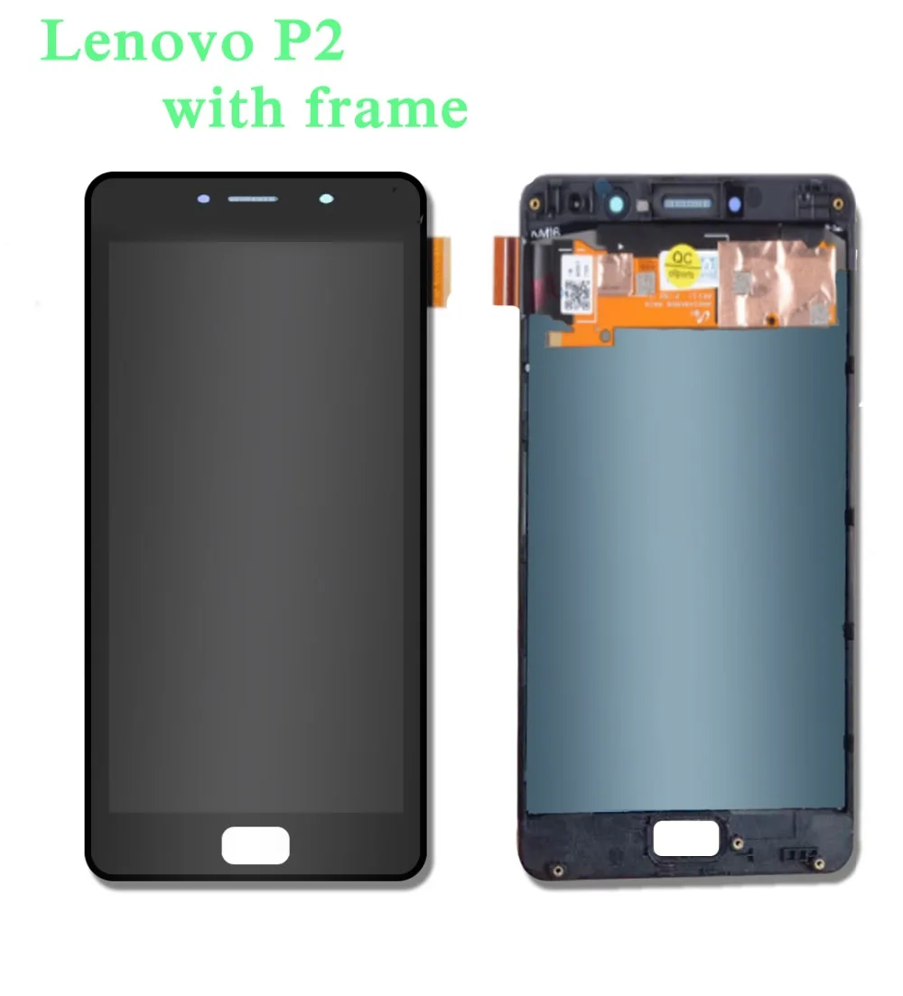 

5.5inch LCD Display and Touch Screen with frame For Lenovo P2 P2a42 P2c72 Lenovo Vibe P2 LCD Display Screen Assembly Accessories