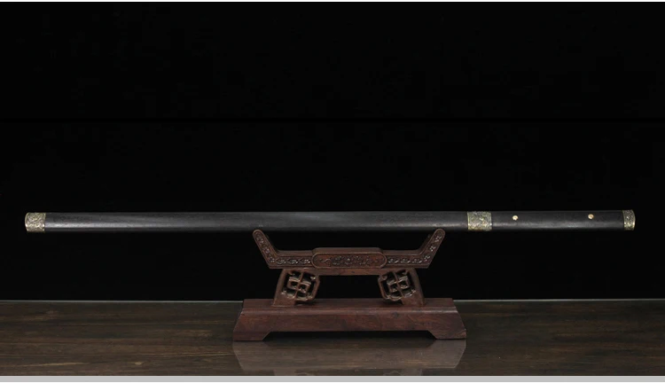 Brief Tang Sword Manganese steel T10 steel checkered iron Advanced arts and crafts Beautifully furnished furnishings feng shui