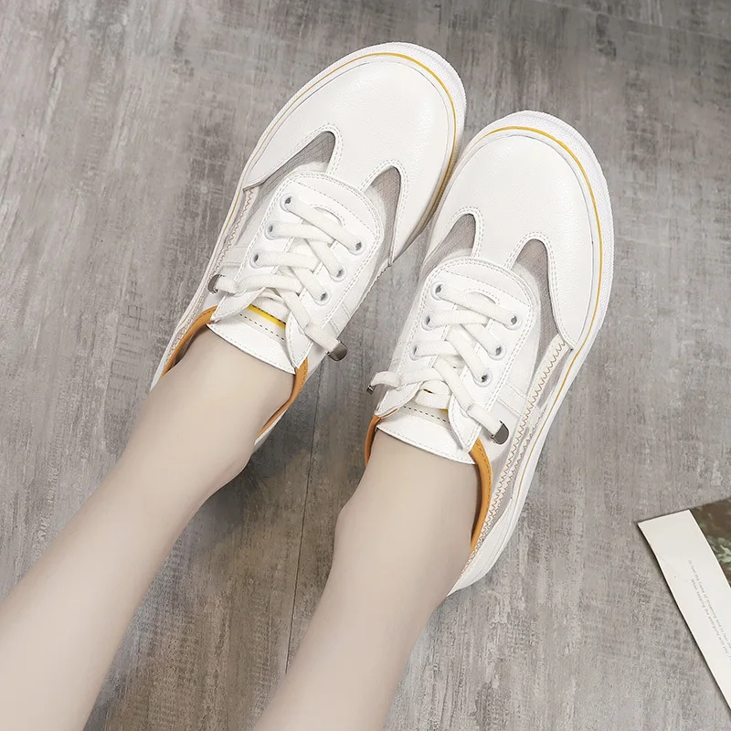 

2019 Spring Fashion Women Casual Shoes Mesh Platform Breathable Women Sneakers Ladies Trainers