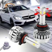 

OKEEN 2x Car Headlight Bulbs Led H7 H1 H3 H11 H8 H9 9005 9006 HB3 HB4 H4 LED Headlight Bulbs 12V White 6500K Auto Lamp Fog Light