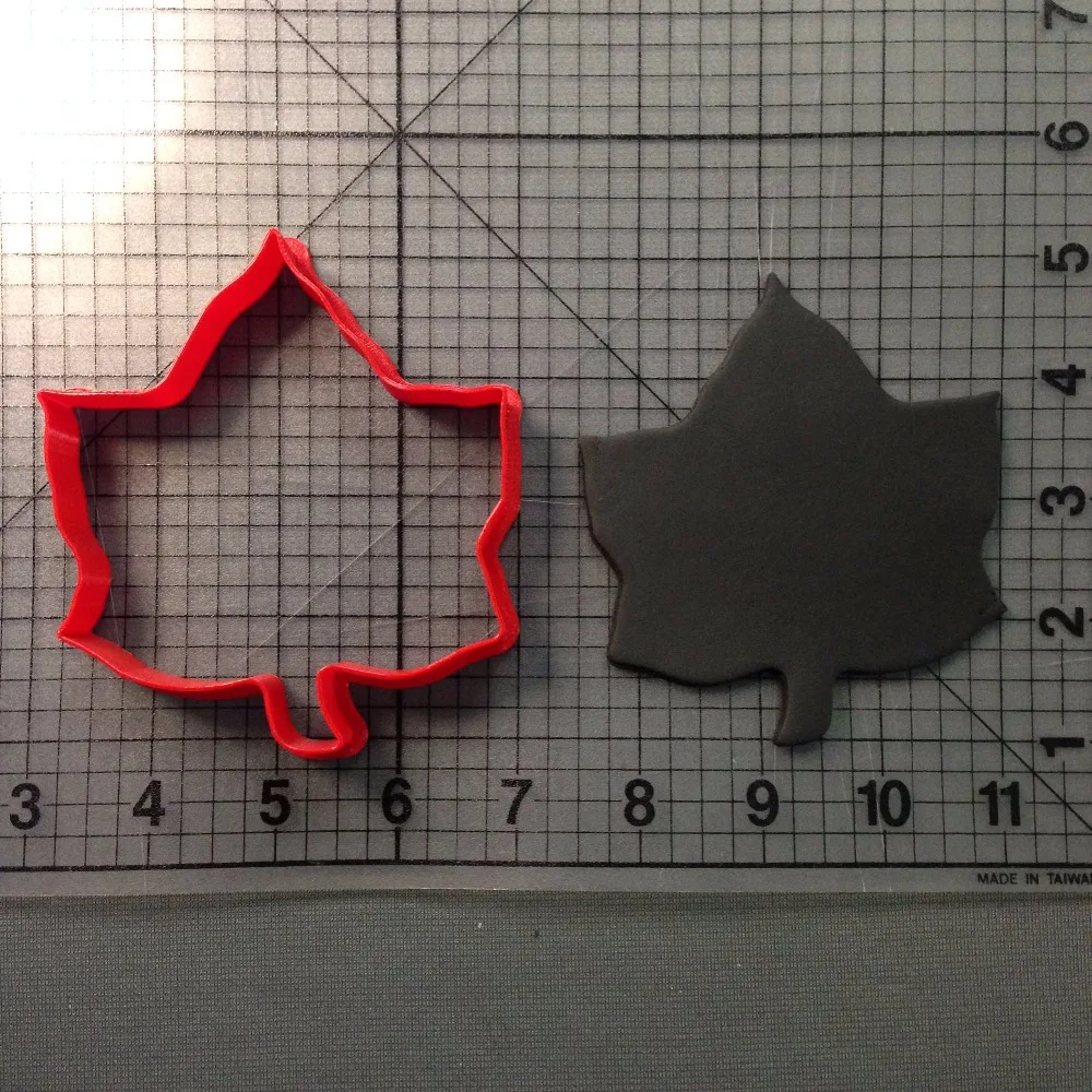 Растительный лист помадка кекс топ на заказ 3D Печатный набор для печенья