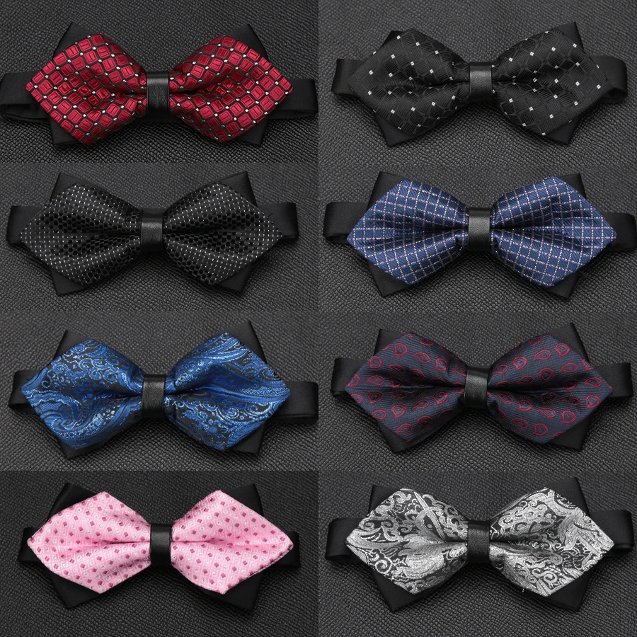 Baomabao Ties,Mens Butterfly Cravat bowtie Wedding commercial bow ties
