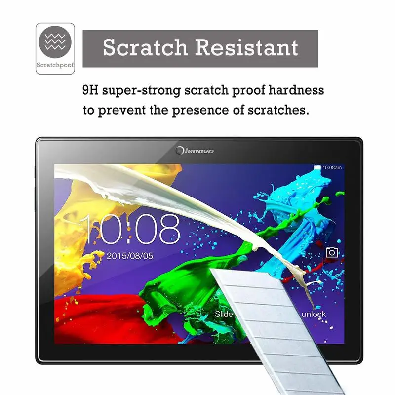 Закаленное стекло 9H для Lenovo Tab 4 ТБ 8504F закаленное защита экрана прозрачное