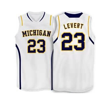 white michigan basketball jersey