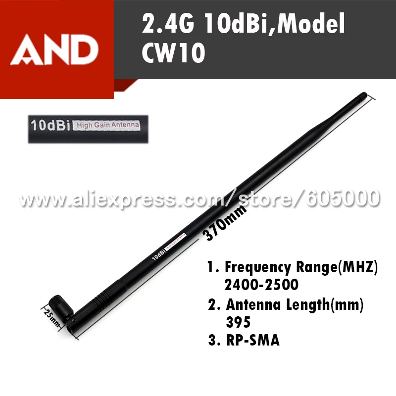 imágenes para ENVÍO LIBRE 2.4G de Alta Ganancia de 10dbi RP-SMA, Wifi Antena Amplificador Booster Wifi Antenas WLAN Router Conector imágenes para ENVÍO LIBRE 2.4G de Alta Ganancia de 10dbi RP-SMA, Wifi Antena Amplificador Booster Wifi Antenas WLAN Router Conector