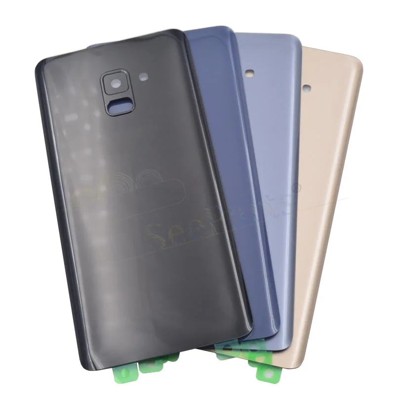 For Samsung Galaxy A8 Plus 2018 A730 A730F Battery Cover Back Door Housing Case With Camera 2