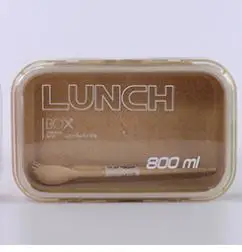 yellow Sugan Life 800 мл здоровый материал Ланч-бокс 3 слоя пшеничной соломы Bento коробки микроволновая посуда контейнер для хранения продуктов Ланчбокс - Цвет: yellow