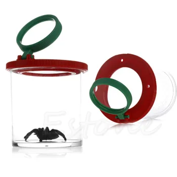 

New Bug Box Magnify Insect Viewer Entomologists 2 Lens Magnification Childs Toy