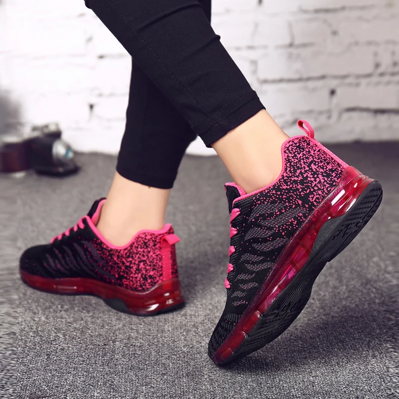

Urbutifo Designer Women Platform Sneakers Woman Wedge Casual Shoes Breathable Air Mesh Female Shoes Lace-Up Sepatu Wanita