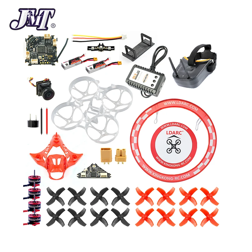 

JMT DIY 75MM Brushless BWhoop FPV Racing Drone RC Quadcopter Upgrade Combo Kit With OMNI F3 Frsky Flight Control SE0802 Motor