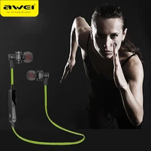 AWEI A990BL Беспроводная Связь Bluetooth Наушники Для Телефона Наушники-Вкладыши Шума отмена С Микрофоном Для iPhone 6 6 s 7 Samsung S6 S7