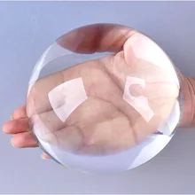 Huge Size Crystal Glass Half Ball Paperweight Crafts Quartz Sphere Fengshui Ornaments Home Decoration Figurines Souvenir Gifts