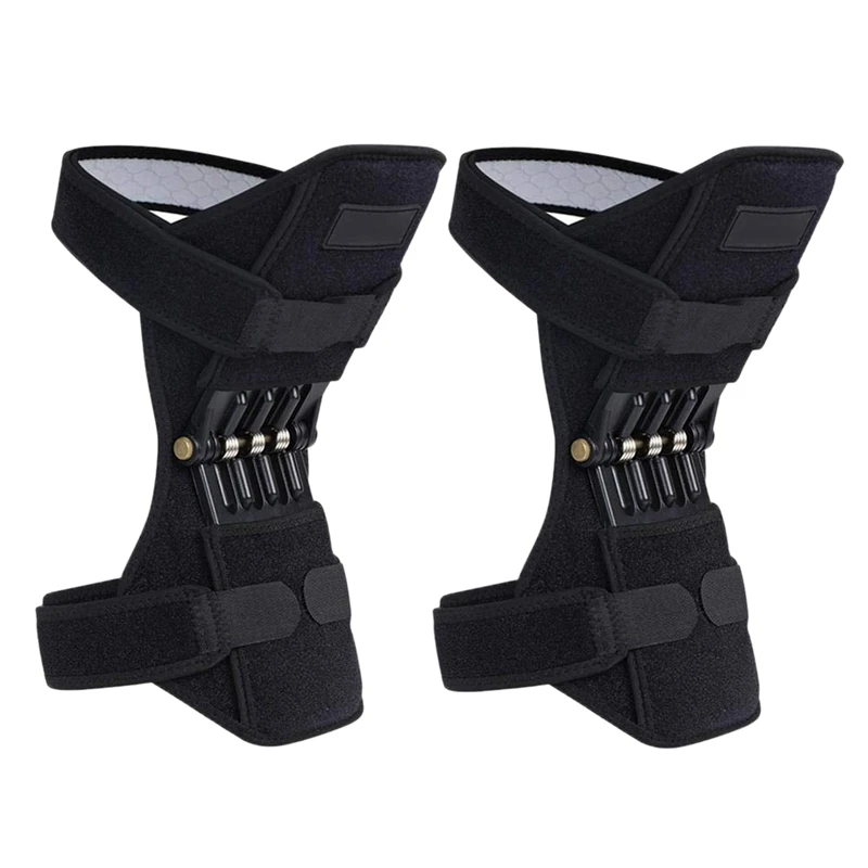 

1 Pair Sport Spring Knee Joint Protection Booster Knee Pad Massager Tools Mountain Climbing Running Knee Booster