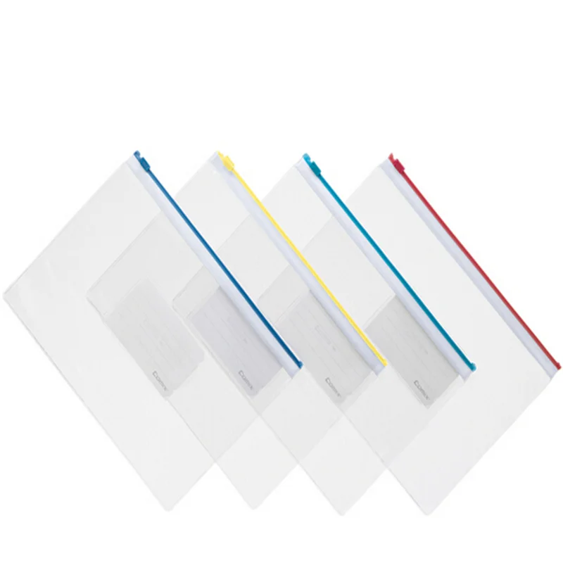 

A5 (235x180mm) 12pcs PVC Zipper Bags Nw:22g/pcs Color Random Comix F54