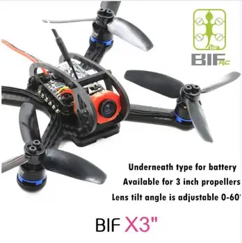 

BIFRC X3 130 Mini FPV Racing 4 Axies Quadcopter Drone 2.5mm board F3 Dshot600 ESC with OSD Brushless ARF