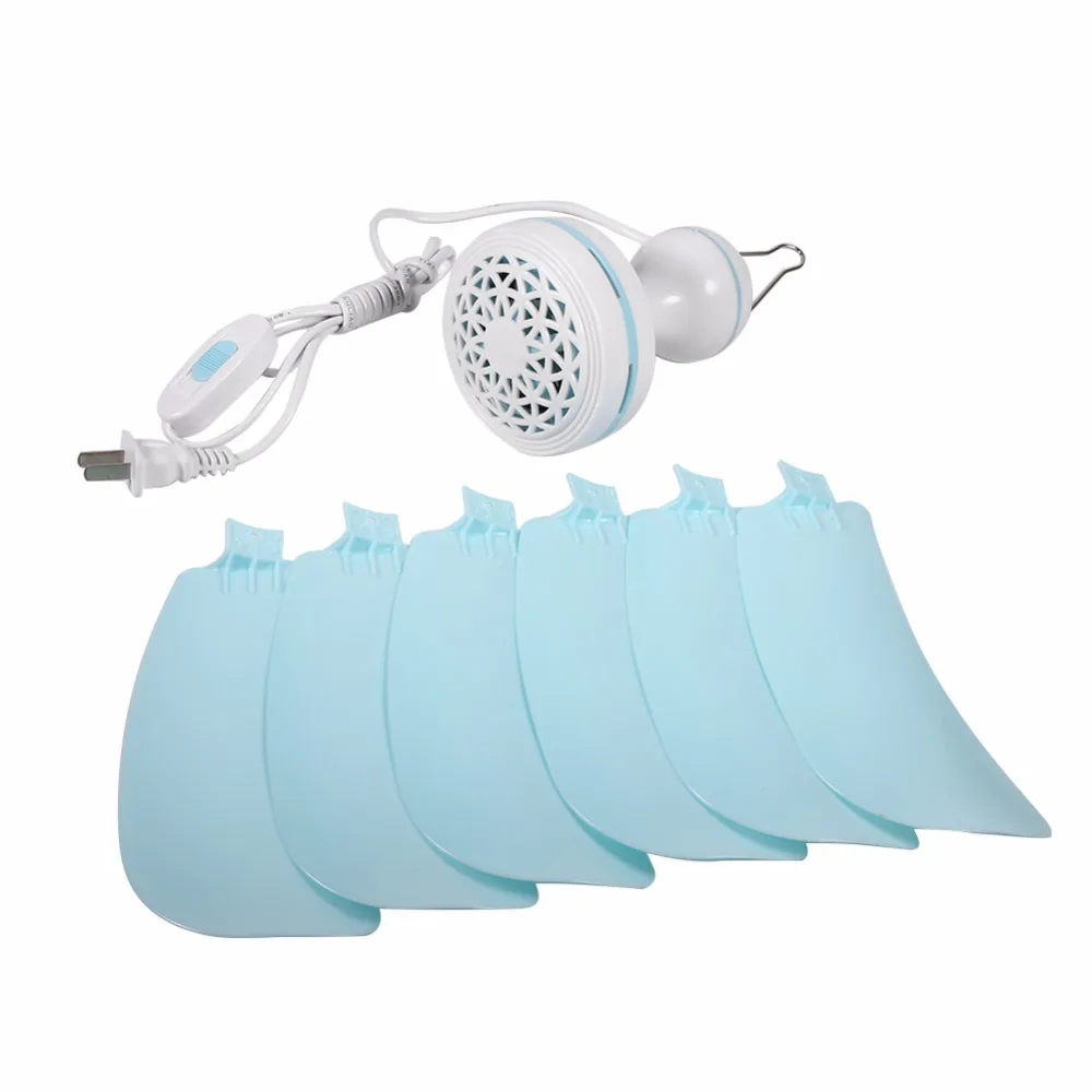 ¡Venta caliente! 8 W ahorro Ventilador pequeño techo seguridad verano Ventilador 6 deja pequeño Ventilador verano