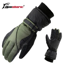 Унисекс лыжные перчатки зимние теплые снегоходы мотоциклетные перчатки для катания на лыжах, сноуборда ветрозащитные водонепроницаемые унисекс перчатки для велоспорта