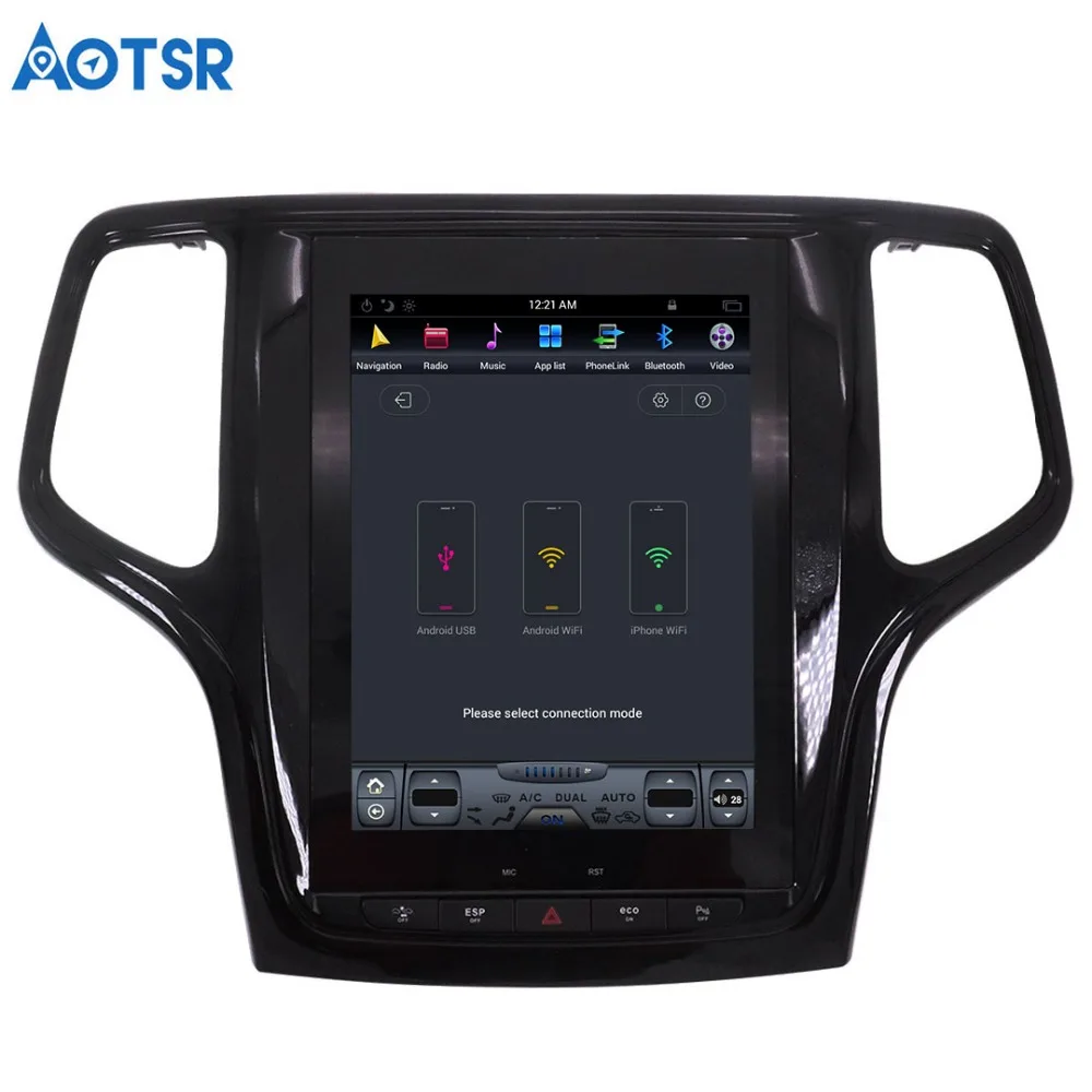 Cheap Aotsr Android 7.1 Tesla style Car GPS Navigation For JEEP Grand Cherokee 2014-2018 headunit multimedia player No DVD player1di 2 Cheap Aotsr Android 7.1 Tesla style Car GPS Navigation For JEEP Grand Cherokee 2014-2018 headunit multimedia player No DVD player1di 2