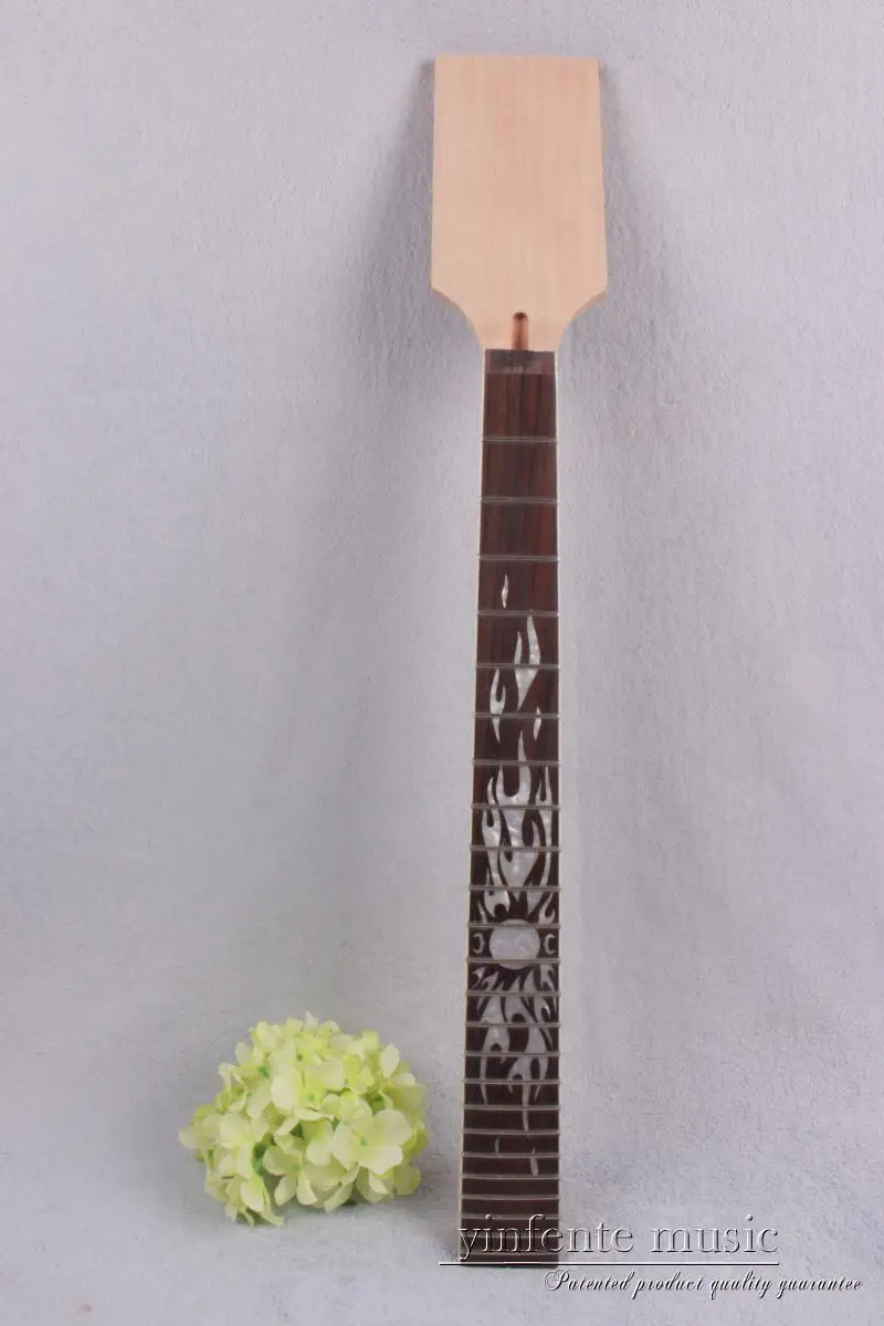 

1pcs Electric guitar neck 24 fret mahogany rose Fretboard Truss Rod New #887